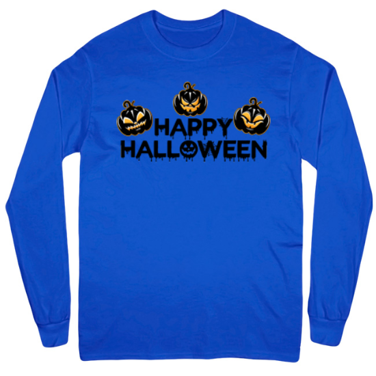 Happy Halloween Mens Long Sleeve T-Shirt