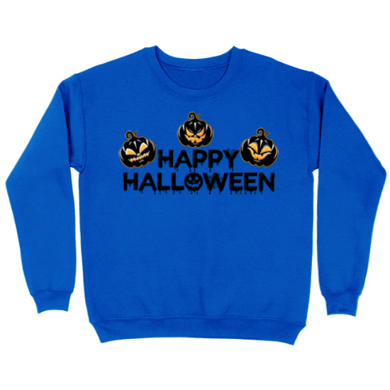 Happy Halloween Kids Crewneck Sweatshirt