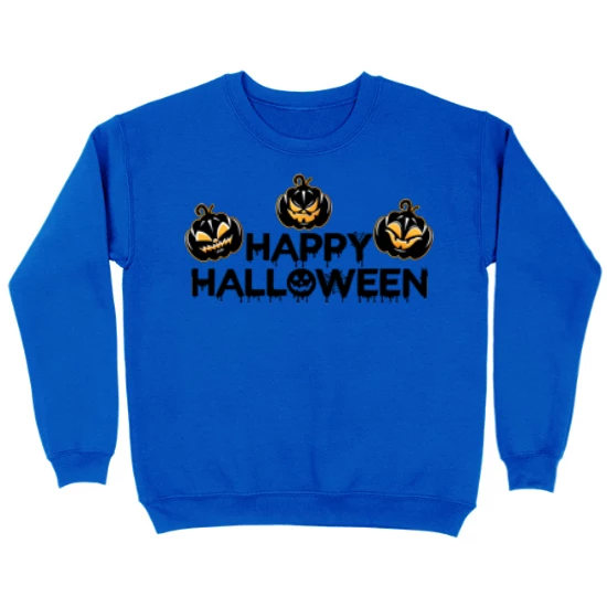 Happy Halloween Kids Crewneck Sweatshirt