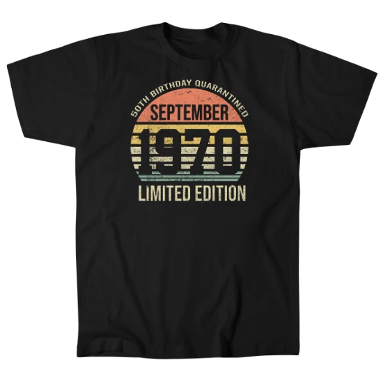 1970 Limited Edition Birthday Mens T-Shirt