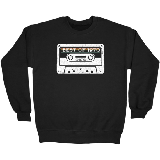 Best of 1970 Birthday Crewneck Sweatshirt
