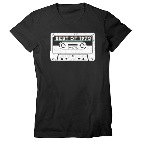 Best of 1970 Birthday Womens T-Shirt