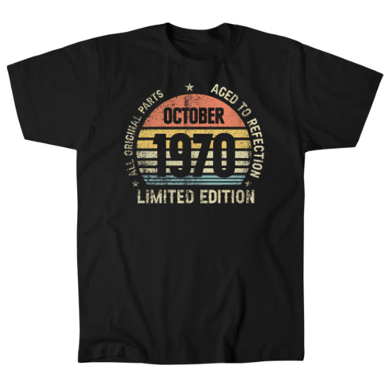 October 1970 Birthday Mens T-Shirt
