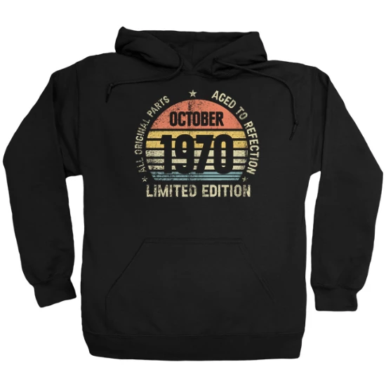 October 1970 Birthday Hoodie