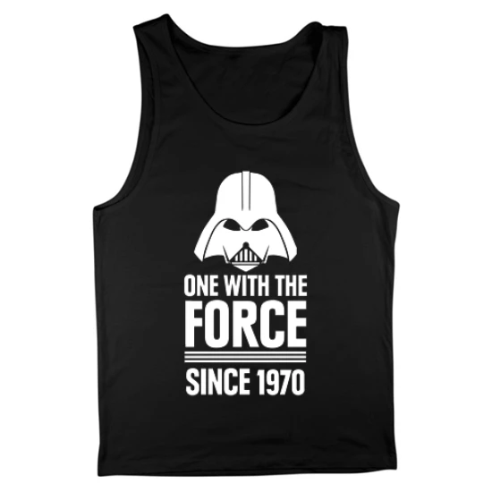One With The Force Birthday  Mens Tank Top
