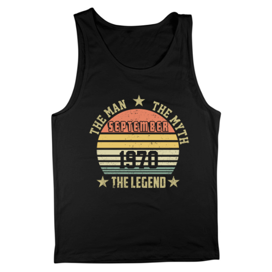 Man Myth Legend Birthday Mens Tank Top
