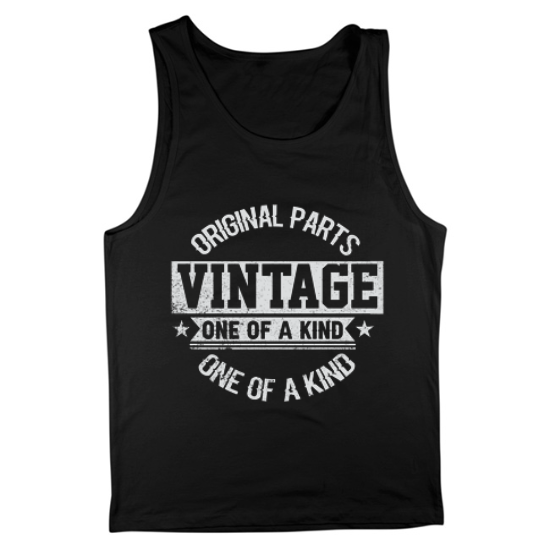 Vintage Original Parts Birthday Mens Tank Top