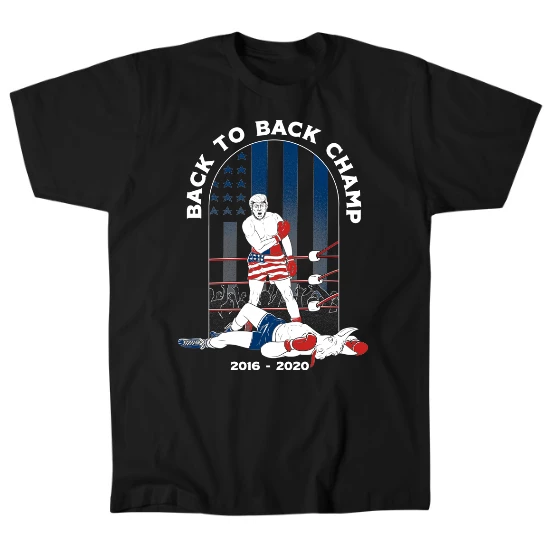 Trump 2020 Back to Back Champ Mens T-Shirt