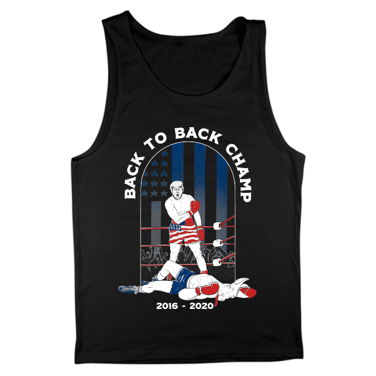 Trump 2020 Back to Back Champ Mens Tank Top