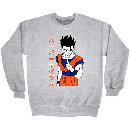 DBZ Gohan Anime Crewneck Sweatshirt