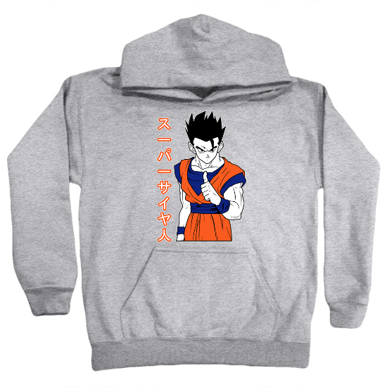DBZ Gohan Anime Kids Hoodie