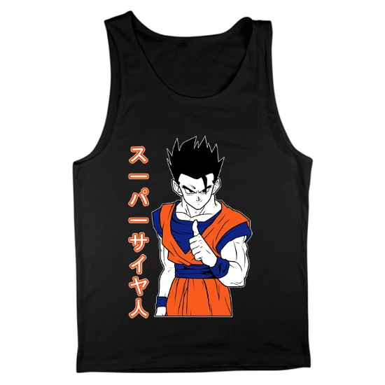 DBZ Gohan Anime Mens Tank Top