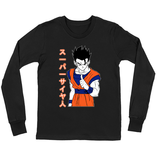 DBZ Gohan Anime Kids Long Sleeve T-Shirt
