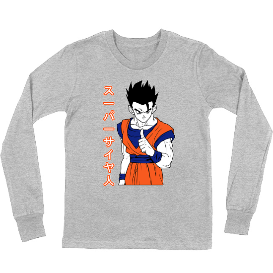 DBZ Gohan Anime Kids Long Sleeve T-Shirt