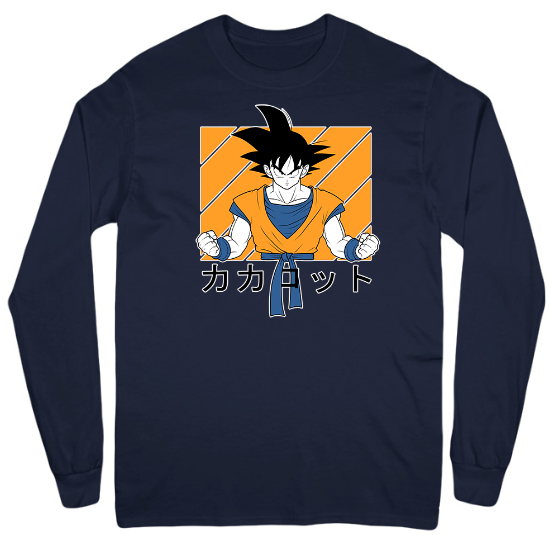 Son Goku DBZ Mens Long Sleeve T-Shirt