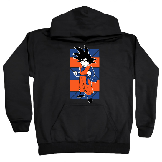 DBZ Goten Anime Kids Hoodie
