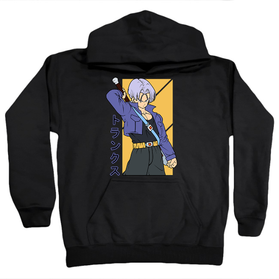 DBZ Trunks Anime Kids Hoodie