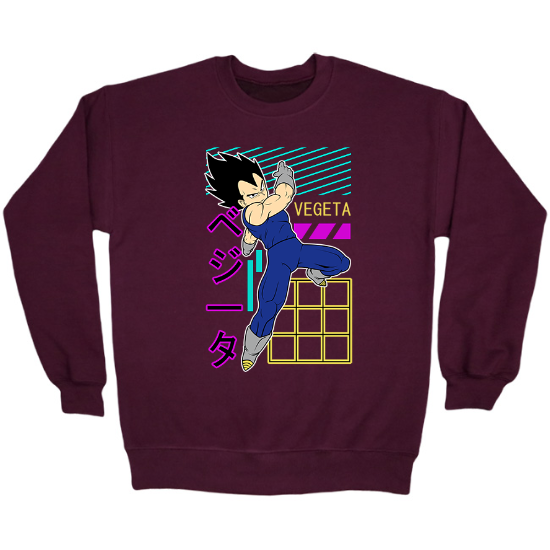 DBZ Vegeta Dragon Ball Z Crewneck Sweatshirt