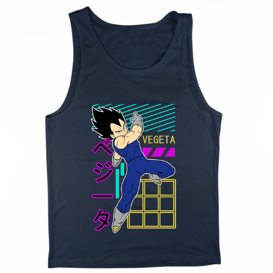 DBZ Vegeta Dragon Ball Z Mens Tank Top