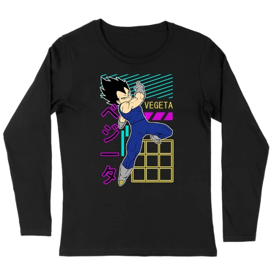 DBZ Vegeta Dragon Ball Z Womens Long sleeve T-Shirt