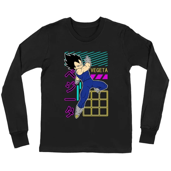DBZ Vegeta Dragon Ball Z Kids Long Sleeve T-Shirt