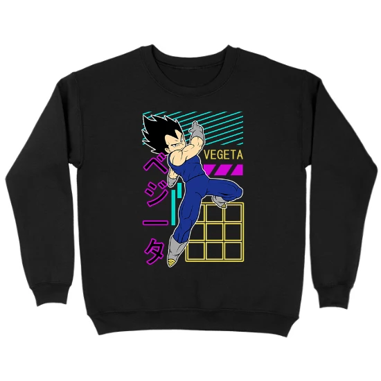 DBZ Vegeta Dragon Ball Z Kids Crewneck Sweatshirt