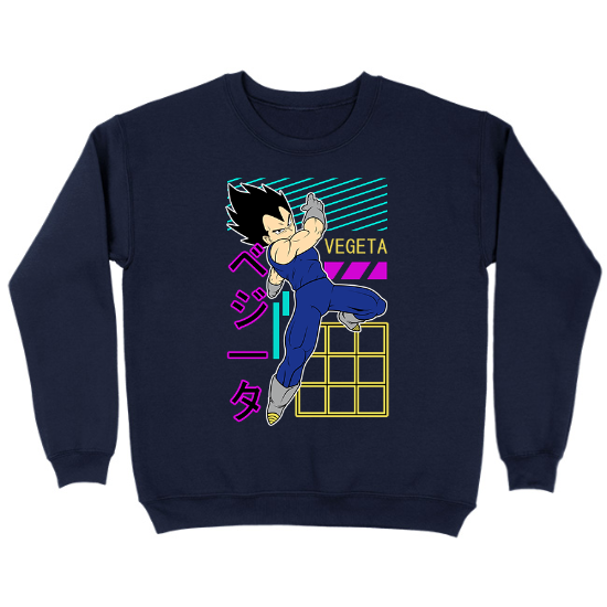 DBZ Vegeta Dragon Ball Z Kids Crewneck Sweatshirt