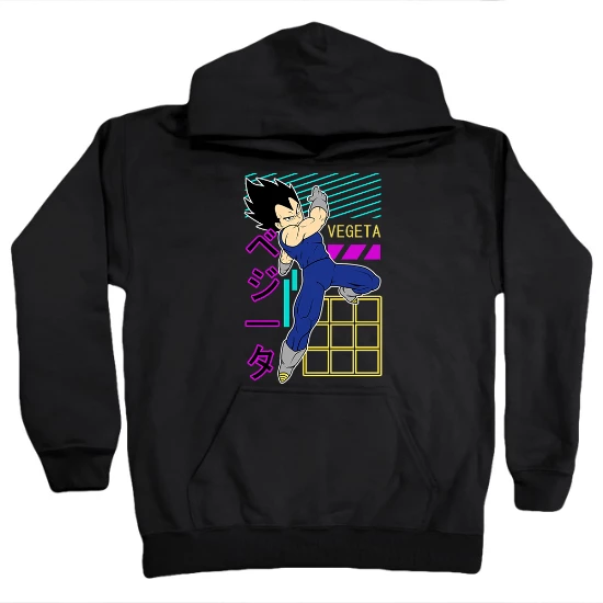 DBZ Vegeta Dragon Ball Z Kids Hoodie