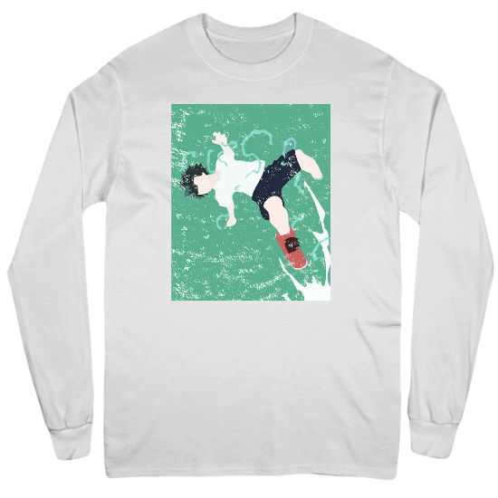 Deku Down  Mens Long Sleeve T-Shirt