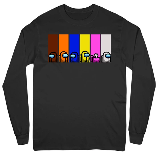 Stuck in Electric with You Mens Long Sleeve T-Shirt 01