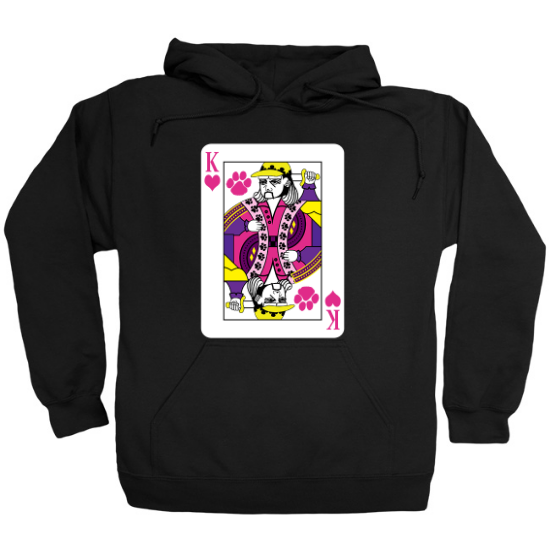 Tiger King of Hearts Hoodie