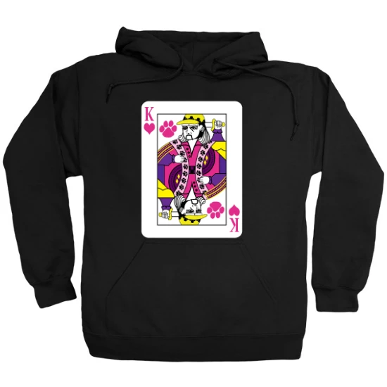 Tiger King of Hearts Hoodie