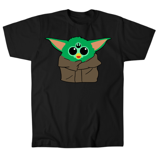 Furby Yoda Mens T-Shirt