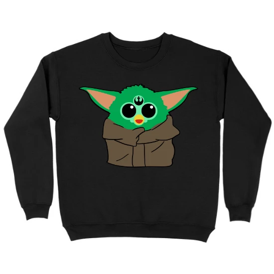 Furby Yoda Kids Crewneck Sweatshirt