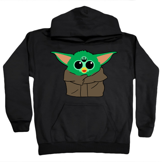 Furby Yoda Kids Hoodie