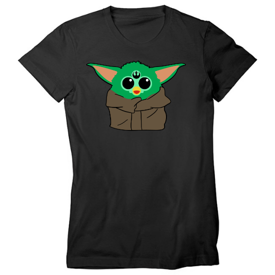 Furby Yoda Womens T-Shirt