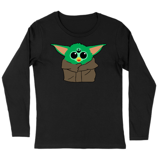 Furby Yoda Womens Long sleeve T-Shirt