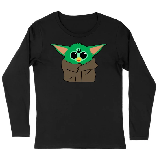 Furby Yoda Womens Long sleeve T-Shirt