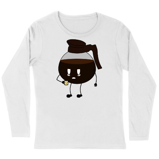 Morning Routine Womens Long sleeve T-Shirt