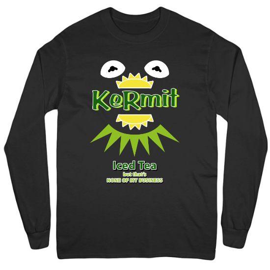 Kermit Iced Tea Mens Long Sleeve T-Shirt