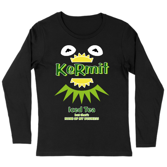 Kermit Iced Tea Womens Long sleeve T-Shirt