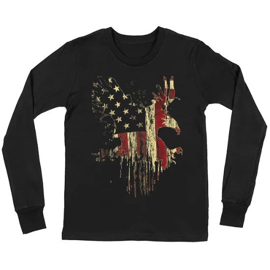 Eagle Old Glory Kids Long Sleeve T-Shirt