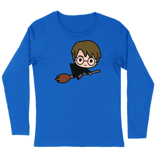 Broomstick Flying Womens Long sleeve T-Shirt