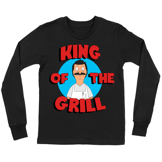 King of the Grill Kids Long Sleeve T-Shirt
