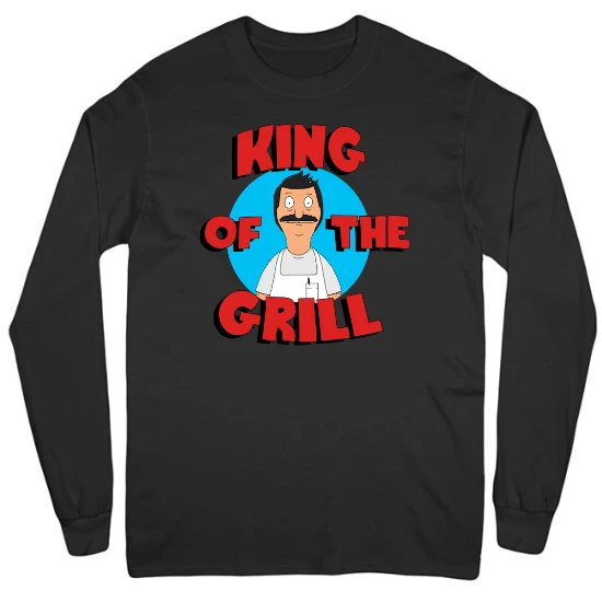 King of the Grill Mens Long Sleeve T-Shirt