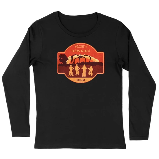 Welcome to Hawkins Womens Long sleeve T-Shirt