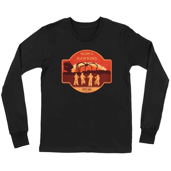 Welcome to Hawkins Kids Long Sleeve T-Shirt