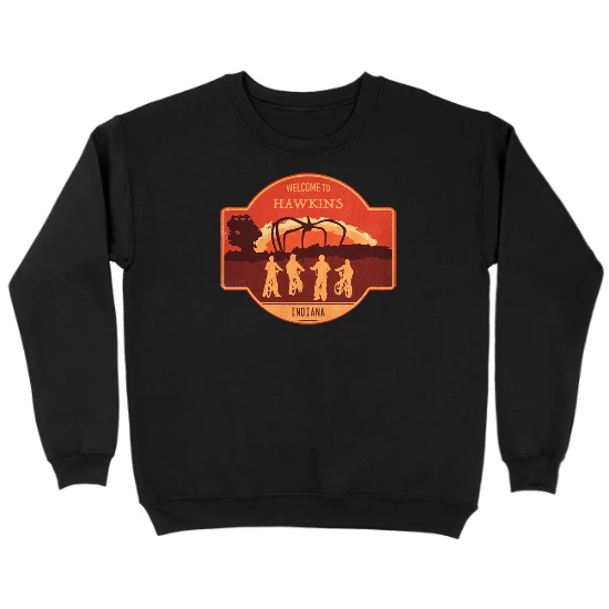 Welcome to Hawkins Kids Crewneck Sweatshirt