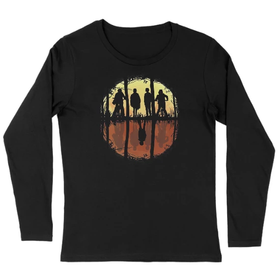 The Upside Down Womens Long sleeve T-Shirt