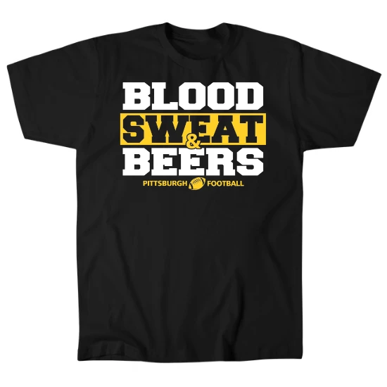 Pittsburgh Football Fans Funny Beer Shirt Mens T-Shirt